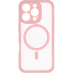 Full Matte Mag Cover Case Compatible With Magsafe For Iphone 16 Pro Jasny Rozowy OEM