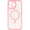 Full Matte Mag Cover Case Compatible With Magsafe For Iphone 16 Pro Max Jasny Rozowy OEM