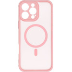Full Matte Mag Cover Case Compatible With Magsafe For Iphone 16 Pro Max Jasny Rozowy OEM