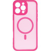 Full Matte Mag Cover Case Compatible With Magsafe For Iphone 16 Pro Max Pink OEM