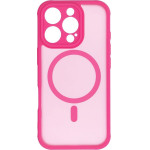 Full Matte Mag Cover Case Compatible With Magsafe For Iphone 16 Pro Pink OEM