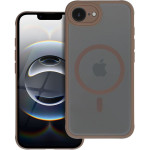 Full Matte Mag Cover Case Compatible With Magsafe For Iphone 16E (Se 4 2025) Brown OEM
