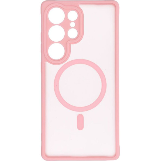 Full Matte Mag Cover Case Compatible With Magsafe For Samsung A16 Jasny Rozowy OEM