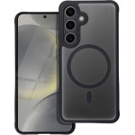 Full Matte Mag Cover Case Compatible With Magsafe For Samsung S24 Black OEM