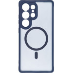 Full Matte Mag Cover Case Compatible With Magsafe For Samsung S25 Plus Blue OEM