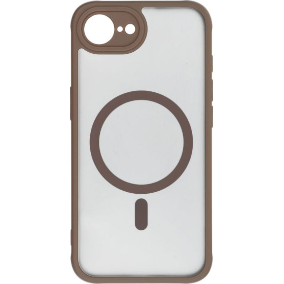 Full Matte Mag Cover Case Compatible With Magsafe For Samsung S25 Ultra Brown OEM