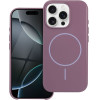 Glossy Mag Cover Compatible With Magsafe For Iphone 16 Plus Purple OEM