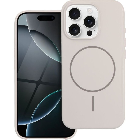 Glossy Mag Cover Compatible With Magsafe For Iphone 16 Plus White OEM
