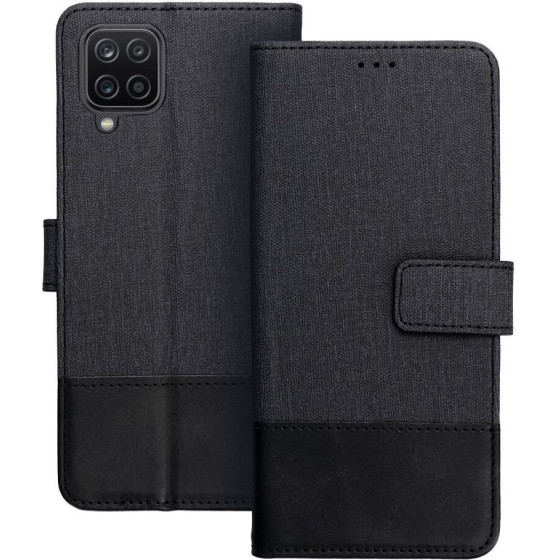 Gomma Book For Samsung A12 / M12 Black OEM