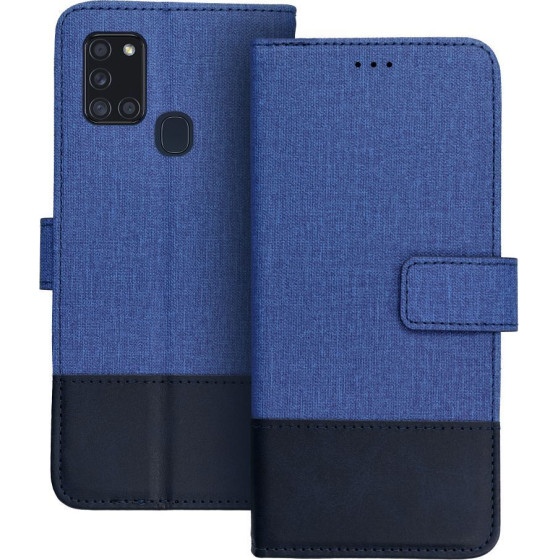 Gomma Book For Samsung A21s Blue OEM