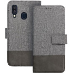 Gomma Book For Samsung A40 Gray OEM