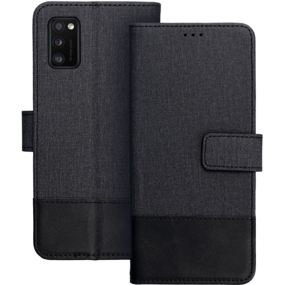 Gomma Book For Samsung A41 Black OEM