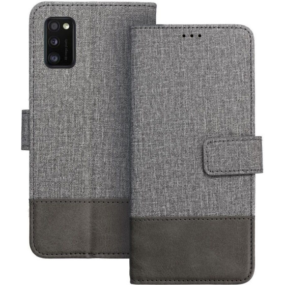 Gomma Book For Samsung A41 Gray OEM