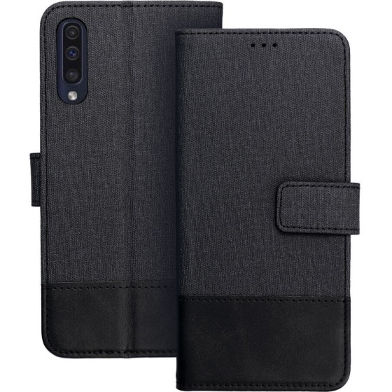 Gomma Book For Samsung A50 Black OEM