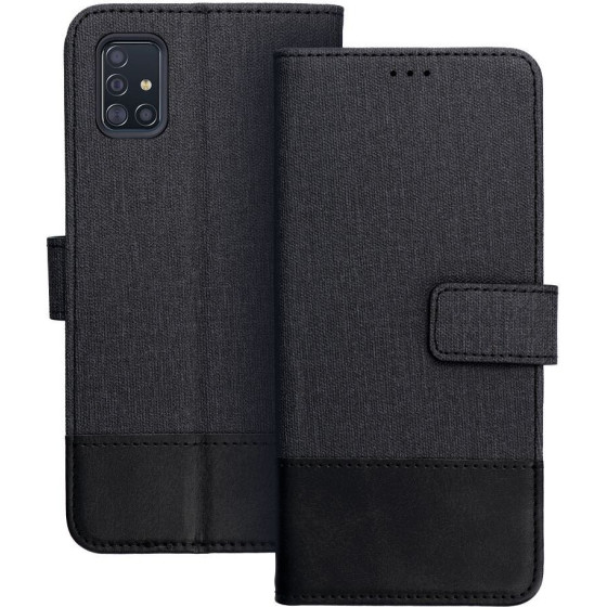 Gomma Book For Samsung A51 Black OEM
