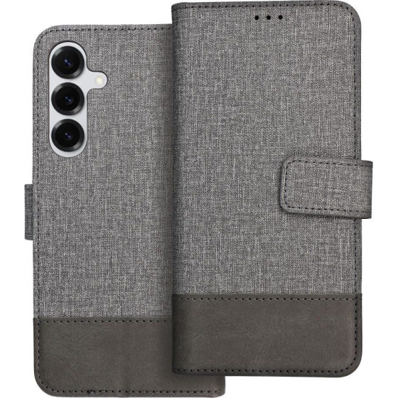 Gomma Book For Samsung S25 Plus Gray OEM