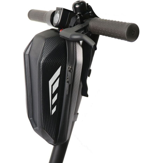Handlebar Bag For Bike / Scooter Waterproof With Zipper FSBFB-453-1 Black OEM