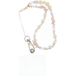 Happy Pendant For The Phone / Cord Length 44cm (22cm In The loop) / On Hand - Lite Pink OEM