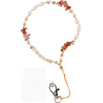 Happy Pendant For The Phone / Cord Length 44cm (22cm In The loop) / On Hand - Orange OEM