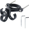 Hook For Shopping With Three Loops For Bike / Scooter Aluminum FS366-001 Black OEM