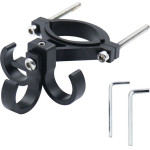 Hook For Shopping With Three Loops For Bike / Scooter Aluminum FS366-001 Black OEM