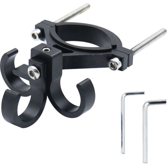 Hook For Shopping With Three Loops For Bike / Scooter Aluminum FS366-001 Black OEM