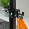 Hook For Shopping With Three Loops For Bike / Scooter Aluminum FS366-001 Black OEM
