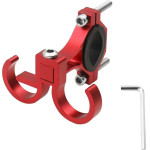 Hook For Shopping With Two Loops For Bike / Scooter Aluminum FS366 Red OEM
