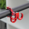 Hook For Shopping With Two Loops For Bike / Scooter Aluminum FS366 Red OEM