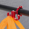 Hook For Shopping With Two Loops For Bike / Scooter Aluminum FS366 Red OEM