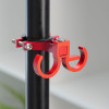 Hook For Shopping With Two Loops For Bike / Scooter Aluminum FS366 Red OEM