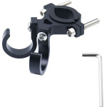 Hook For Shopping With Two Loops For Bike / Scooter Aluminum FS366-005 Black OEM