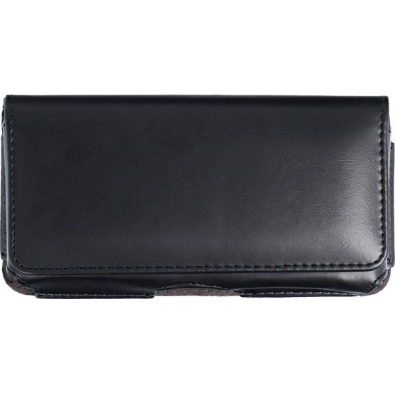 Horizontal Universal Case Classic 100A Model 16 For (Iphone 15 / 15 Pro / 14 / 14 Pro /Samsung S23 / S24 / S10/ A6 2018 / Huawei P30/P30 Lite/ Nokia 3.1/5.1) Black OEM