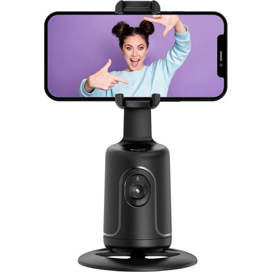 Inteligent Selfie With Face Recognition Tracking And Gesture Recognition P1 Black OEM