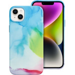 Leather Mag Cover Case For Iphone 14 Plus Color Splash OEM