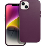 Leather Mag Cover Case For Iphone 14 Plus Dark Violet OEM