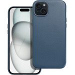 Leather Mag Cover Case For Iphone 15 Plus Indigo Blue OEM