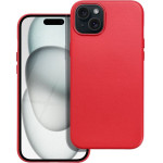 Leather Mag Cover Case For Iphone 15 Plus Red OEM