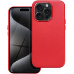 Leather Mag Cover Case For Iphone 15 Pro Red OEM