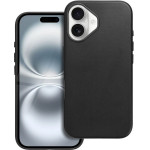 Leather Mag Cover Case For Iphone 16 Black OEM