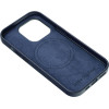 Leather Mag Cover Case For Iphone 16 Plus Indigo Blue OEM