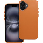 Leather Mag Cover Case For Iphone 16 Plus Orange OEM