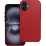 Leather Mag Cover Case For Iphone 16 Plus Red OEM
