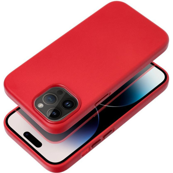 Leather Mag Cover Case For Samsung S25 Plus Red OEM