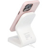Leather Mag Cover Case For Samsung S25 Plus Sand Pink OEM