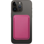 Leather Mag Wallet Compatible With Magsafe Pink OEM