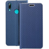 Luna Book Carbon For Huawei P Smart 2019 Blue OEM