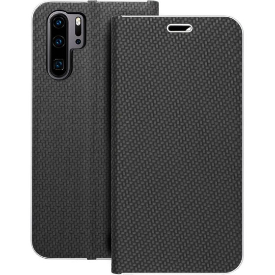 Luna Book Carbon For Huawei P30 Pro Black OEM
