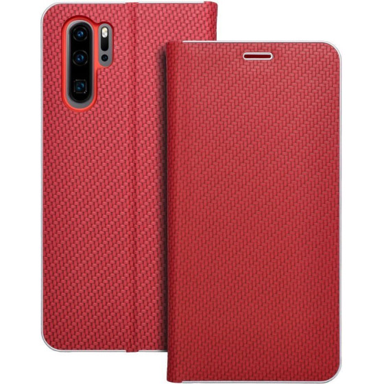 Luna Book Carbon For Huawei P30 Pro Red OEM