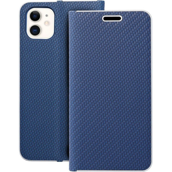 Luna Book Carbon For Iphone 11 Blue OEM